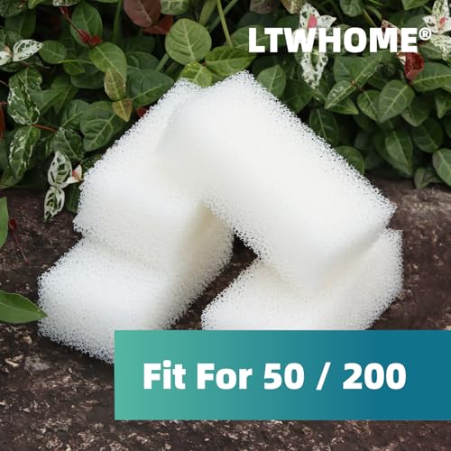 Foam Filter Pads Fit for Aqua Clear 50/200 AquaClear 50-Gallon (Pack of 12)