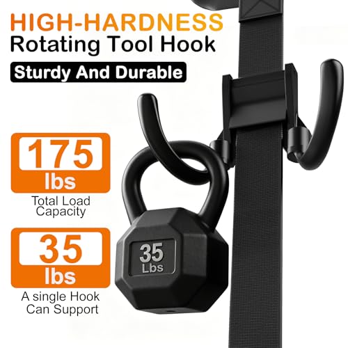 Hockey Equipment Drying Rack with 5 Rotatable Hooks