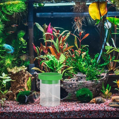 DOITOOL Floating Fish Tank Isolation Box Aquarium Egg Incubator Breeding Box Green Small Guppy and Small Fish Aquatic Hatchery Kit