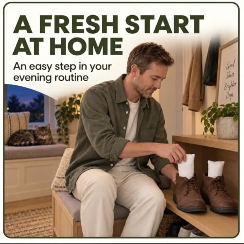 Perfa Shoe Deodorizer Pack of 2 - Linen Scent Odor Eliminator