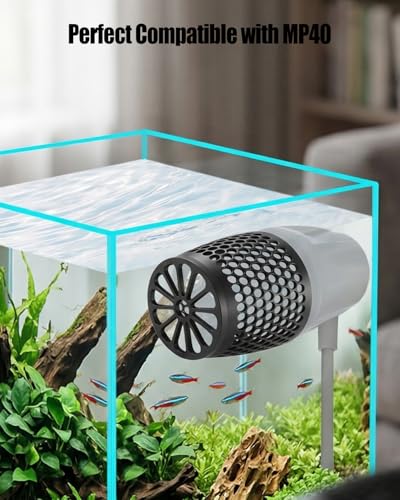 Anemone & Fish Guard + Dry Side Support Mount Compatible with EcoTech Vortech MP40, Secure Motor Stability Aquarium Accessory