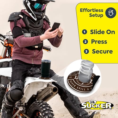Lil Sucker Suction Cup Holder – Universal Drink Holder for Paddle Board, Kayak, ATV & Boat – Clip-On Coffee, Anti-Spill - Never Spill a Sip Pack of 2