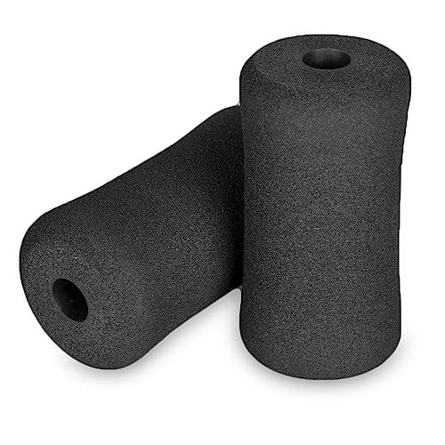 Sponge Foam Foot Pad Roller Pair, Used for Replacing Gym Exercise Equipment, Suitable for 1-inch Rod (Foam 6.3" X 3.07" Od X 0.87" Id) - color: Foam 6.3" X 3.07" Od X 0.87" Id