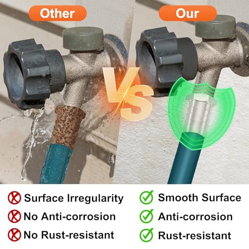 2 Pack Stainless Steel Hose Barb to NPT Male Adapter, 1/4" Barb x 1/4" NPT Female for Industrial, Automotive, Fluid Transfer, Home Gardening - size: 1/4" Barb To 1/4" NPT Female