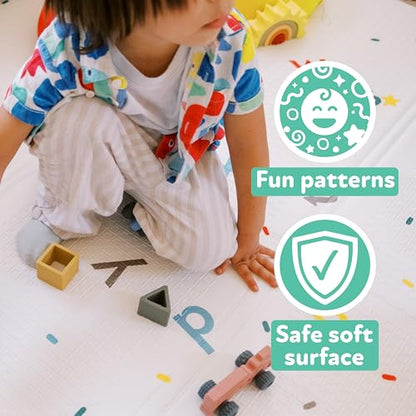 Nuby Reversible Baby Floor Mat - color: Car Tracks