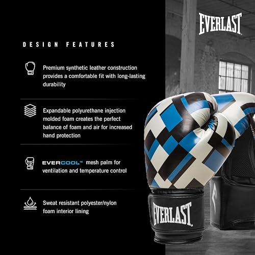 Everlast Spark Boxing - color: Blue, size: 12 oz