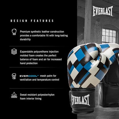 Everlast Spark Boxing - color: Blue, size: 16 oz