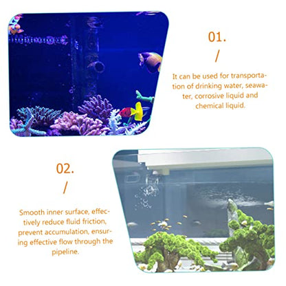 Mikikit 16pcs Elbow Aquarium Connectors Pipe Fittings for Water Hose for Fish Tank and Liquid Transport