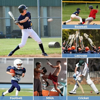 Youth Boys Baseball Compression Shorts with Athletic Cup - color: Black, size: Large