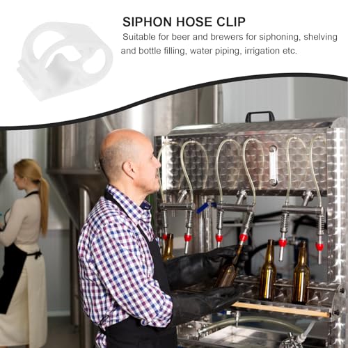 10 Pcs Silicone Tube Clamps Flow Regulator Shut Off Clips for Siphon Hose Water Flow Control Tubing Clips for Plumbing and Industrial Use