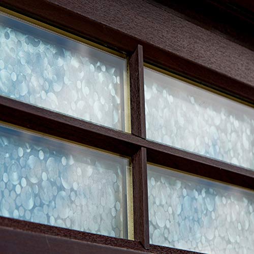 d-c-fix 346-0276-2PKA Self-Adhesive Privacy Glass Window Film, 17" x 78" Roll, Pearl, 2-Pack with Applicator - size: 17" x 78" Roll - 2 Pk with Applicator