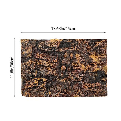 POPETPOP Background Rock Aquarium Background for Tank 3D Terrarium Background Reptile Enclosure Background Reptile Tank Background Boards Fish Tank Decorations Terrarium Wallpaper