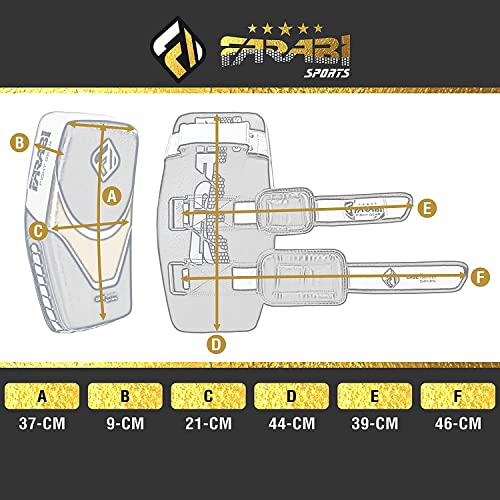 Farabi kick Shield Thai pad MMA Muay Thai Shield Curved Pads Martial Art Training Pads Boxing Strike pad Curved Arm Pad MMA Focus pad Muay Punch Shield - size: Single