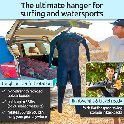 Wetsuit Hanger Drying - Foldable Vented Quick Dry Suit Hanger