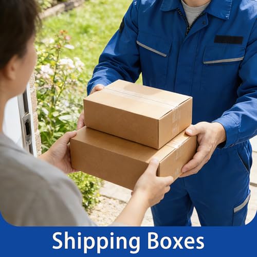 9x6x4" Shipping Boxes 50 Pack - Small Corrugated Cardboard Mailing Box Packaging for Small Business - Brown Mailer Packing Supplies - size: 9x6x4 inches (50 Pack)