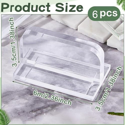 Fdit 6Pcs Aquarium Cover Handle Secure Grip Acrylic Aquarium Lid Pull Handle Suitable for Home