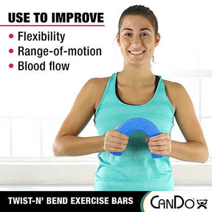 CanDo 10-1514 Twist-n' Bend Flexible Resistance Bar, Firm - style: Firm