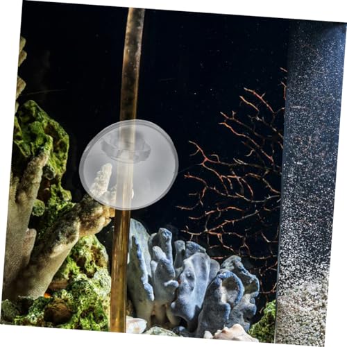 Toyvian 40pcs Fish Tank Oxygen Cup Clips Soft Card Slot Design Easy Installation Aquarium Holder for Efficient Oxygen Supply Systems
