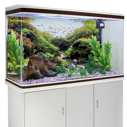AWERT 30x18 inches Stone Aquarium Background Aquatic Plant River Bed & Lake Fish Tank Background Seaweed Fish Tank Background Vinyl Background