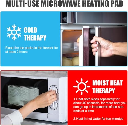 Large Reusable Gel Ice Pack for Injuries for Shoulder, Back(2 Packs) | 12.4'' x 8.3'', Gel Cold Compress for Pain, Injuries,Surgery-Flexible Soft Hot and Cold Packs for back, neck, wrist - style: LARGE 2 PACKS