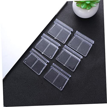 Abaodam 10Pcs Transparent Fish Tank Cover Bracket Durable Plastic Aquarium Support for Tanks for Tropical Fish Aquariums and Home Decor