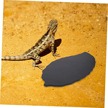 KOMBIUDA Turtle Basking Platform Rock Decorative Stone Mat for Turtles Frogs Lizards and Reptiles Natural Look for Aquariums and Terrariums