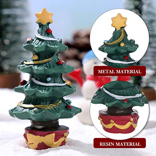 POPETPOP Christmas Aquarium Decoration Creative Resin Oranment Christmas Tree Fish Tank Decoration Fish Tank Tree Aquarium Accessories for Betta