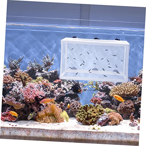 Happyyami 2pcs Fish Breeder Net Cups for Efficient Fish Hatchery Aquarium Isolation Mesh for Breeding and Protecting