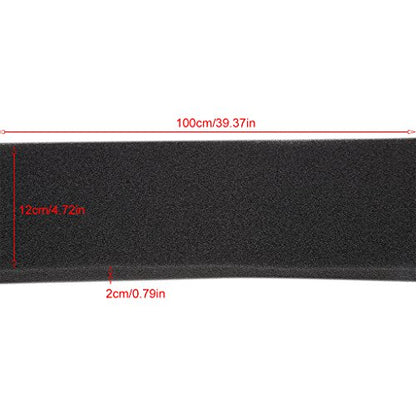 Fish Tank Filter Foam, Large Block Filter Foam Aquarium Sponge Pads 100x12x2cm