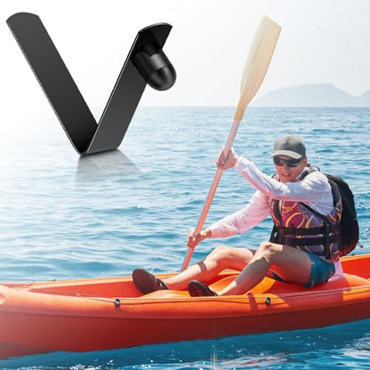 8 Pieces Push Button Spring Clips Tent Pole Clips Stainless Steel Kayak Paddle Spring Snap Clips Locking Tube Pin for Camping Kayak Paddle Tent Pole - color: Black, size: 8mm
