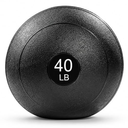 Sunny Health & Fitness Slam Medicine Ball - Sand-Filled, No-Bounce - size: 40 LB