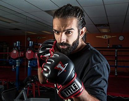 Title Conflict MMA Pro Fight Gloves - Boxing Gloves, Boxing Gloves Men, Boxing Gloves Women, MMA Gloves, Muay Thai Gloves, MMA Gloves Men, Kickboxing Gloves, Boxing Equipment, MMA Pro Fight Glove - size: Large