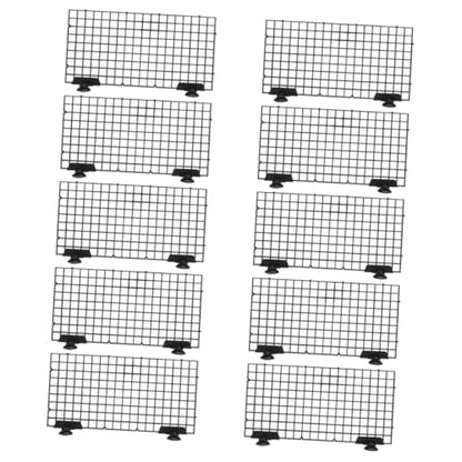 WOONEKY 1set Fish Tank Divider Plastic Grid for Fish Isolation and Separation Aquariums Fit Aquarium Partition Board Bottom Filtration Grid for Clean Water