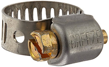 10 Pack Breeze 3604 Miniature Clamps with 445 Stainless Screw Effective Diameter Range: 7/32" - 5/8" (5.6mm - 16mm)