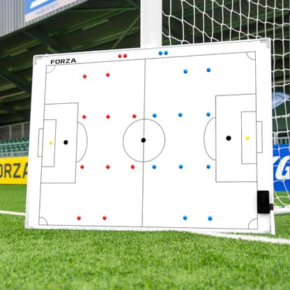 FORZA Double Sided Coaching Board 47in x 35in Soccer Whiteboard