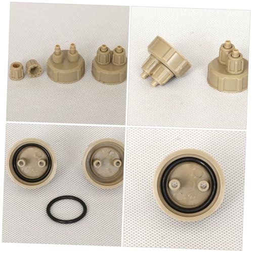 Happyyami 4pcs Aquarium Diffuser DIY Generator Bottle Caps Carbon Fish Tank System Lids