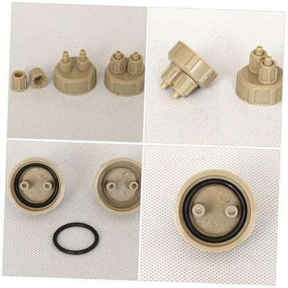 Happyyami 4pcs Aquarium Diffuser DIY Generator Bottle Caps Carbon Fish Tank System Lids