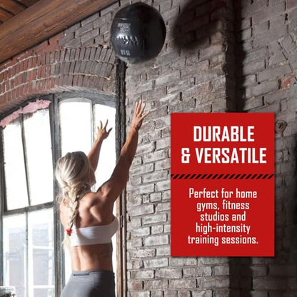 Fitness First Soft Wall Ball, 5-25 LBS, Durable Reinforced for Core Strength Building, Cardio - size: 25lb, new
