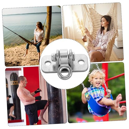 TOYANDONA 1 Set Heavy Duty Hooks for Hammock Chair Versatile Ceiling Mount Hanger Kit for Use for Playground Swings Suspension and More