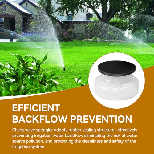 Sprinkler Check Valve Compitable with Hunter Pro Spray, 437400 Sprinkler Head Check Valve, Backflow Prevention Irrigation Check Valve for Hunter Rainbird (2 Pack)