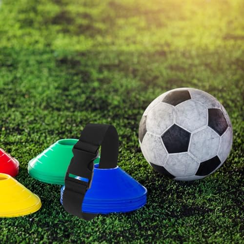 4Pcs Soccer Cone Straps Agility Drills Sport Training Disc Cones