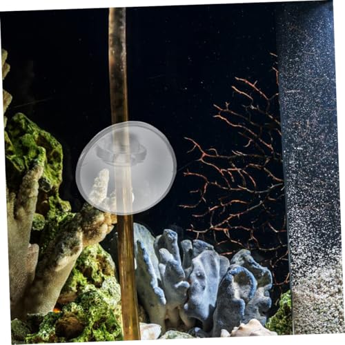 Abaodam 40pcs Soft Card Slot Aquarium Cup Clips for Secure Oxygen Tubing Easy to Install Fish Tank Hose Clamps Strong Hold and Convenient Fixation
