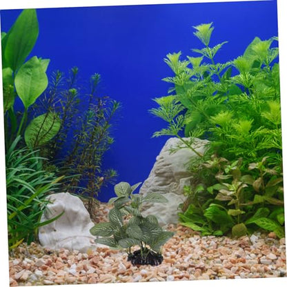 Alipis Realistic Artificial Aquarium Plant Decoration Sturdy Plastic Water Grass Ornament with Base for Fish Tank Landscape and Betta Hiding Spot Easy Maintenance Lifelike Design