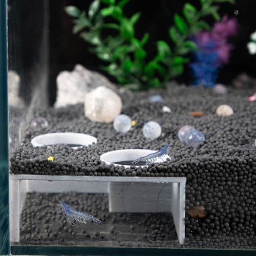 Aquarium Underground Tunnel, Shrimp Cave Aquarium Tunnel, Shrimp Hides for Corner Fish Tank, Betta Fish Tank Decor Accessories (Hide A) - color: Corner Tunnel