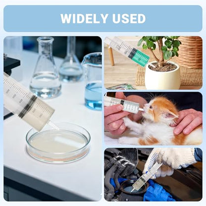 5Pack 300ml Syringe, Large Syringe for Thick Liquids with Tip Adapter, for Feeding Pets, Liquid Refilling, Drawing, Scientific Labs, Oil Transfer, Plant Watering & Refilling - style: 300 ML