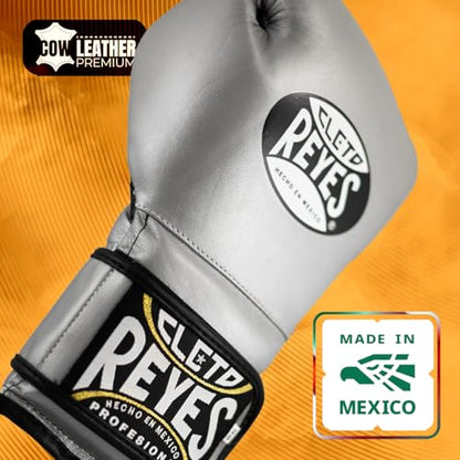 CLETO REYES Training Boxing Gloves with Hook and Loop Closure for Sparring and Heavy Punching Bags, Men and Women, MMA, Kickboxing, Muay Thai - color: Metallic Purple, size: 12oz.