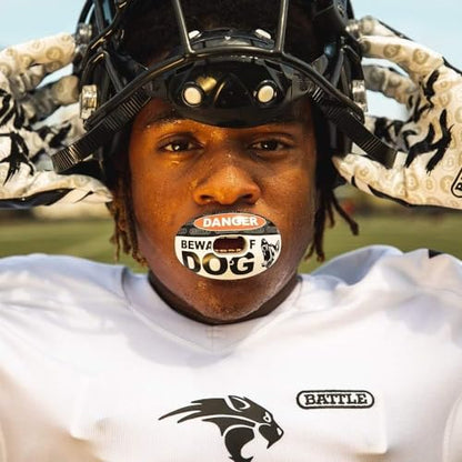 Battle Sports Oxygen Football Mouthguard - color: Black/Neon, size: One Size
