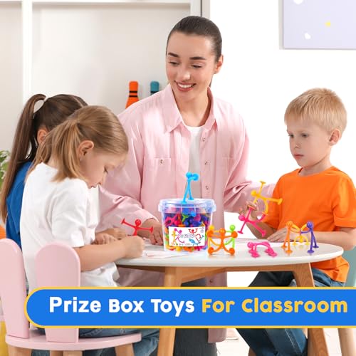 OleOletOy Fidget Toys Bulk for Kids: 42 Pack Small Suction Cup Sensory Toys for Autism Calming - Fidgets for Student Classroom Prizes Party Favors - Travel Essentials Road Trip Activities - style: 42pcs