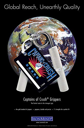 IronMind Captains of Crush Gripper | The Gold Standard of Grippers, Made in the USA - size: 4. Point Five (120 lb)