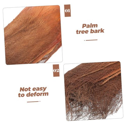 POPETPOP 5 Sheets Tree Bark Decor for Fish Breeding and Plant Accessories for Aquariums and Garden Landscaping Enhances Spaces and Atmosphere